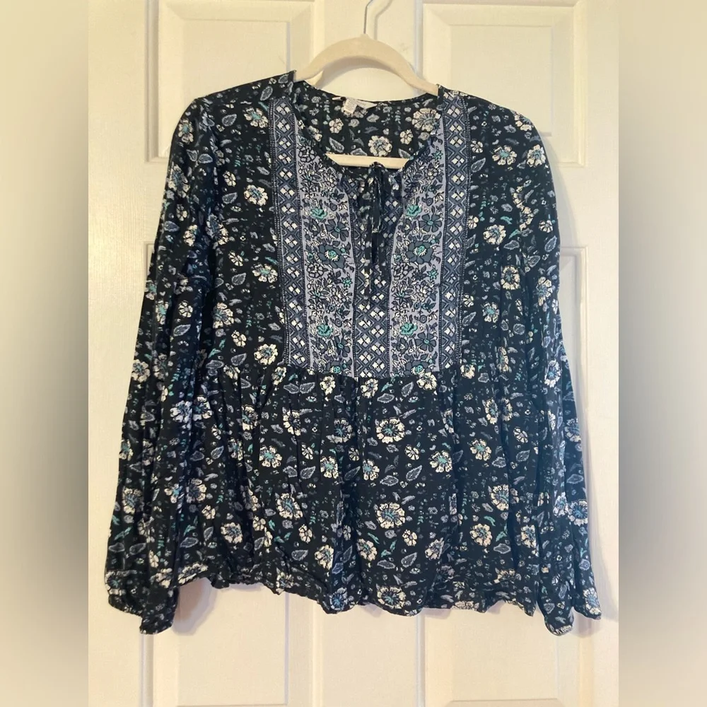 Lucky Brand Floral Blouse - Picture 8 of 10